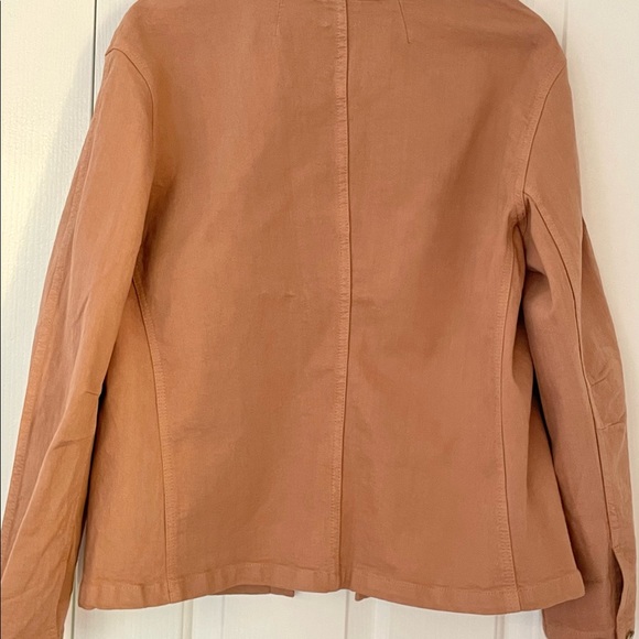 EUC J. Crew Simone relaxed garment-dyed jacket in Luxury Camel sz M - Picture 5 of 7